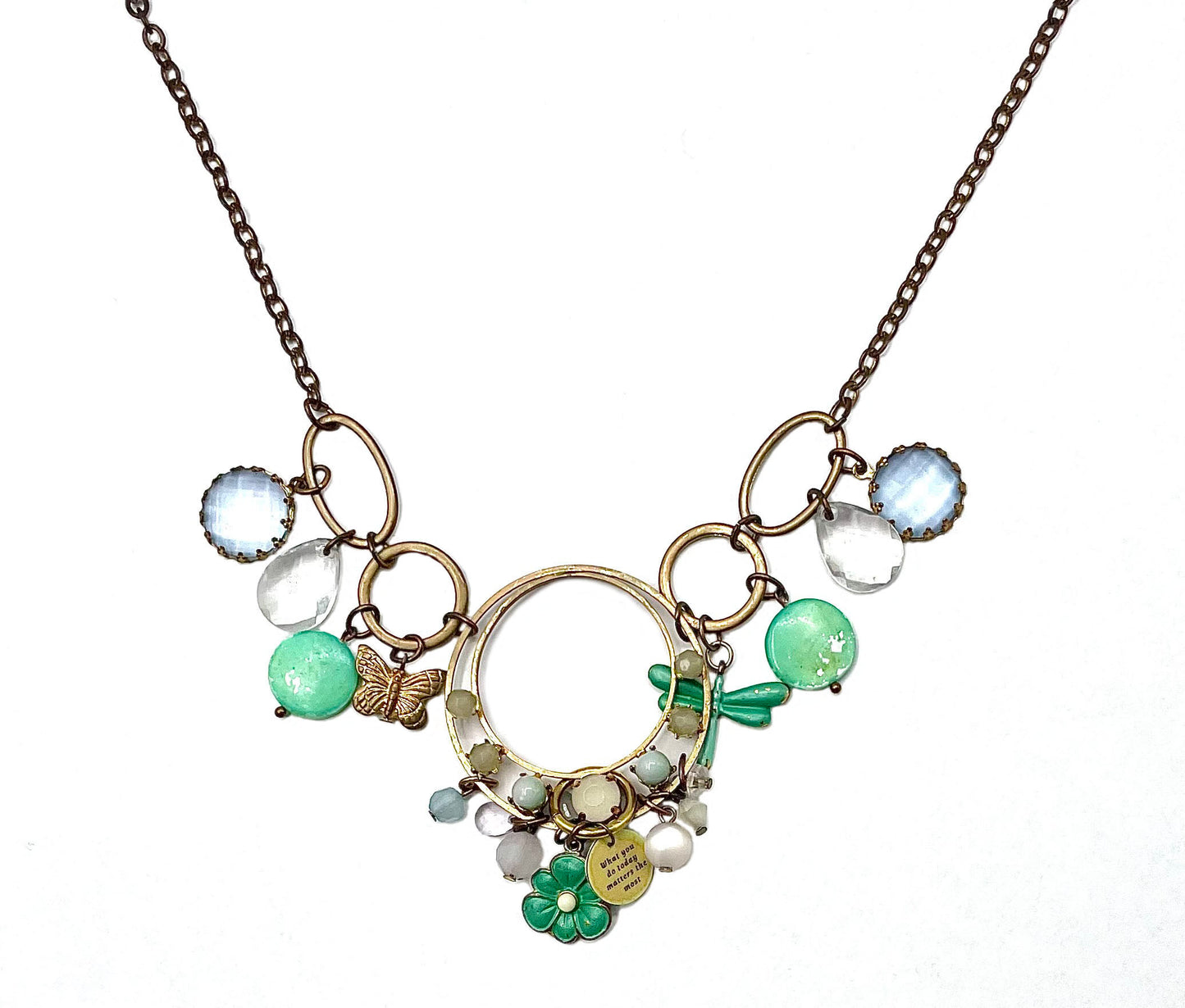 'All That Matters' Necklace - Antique Bronze