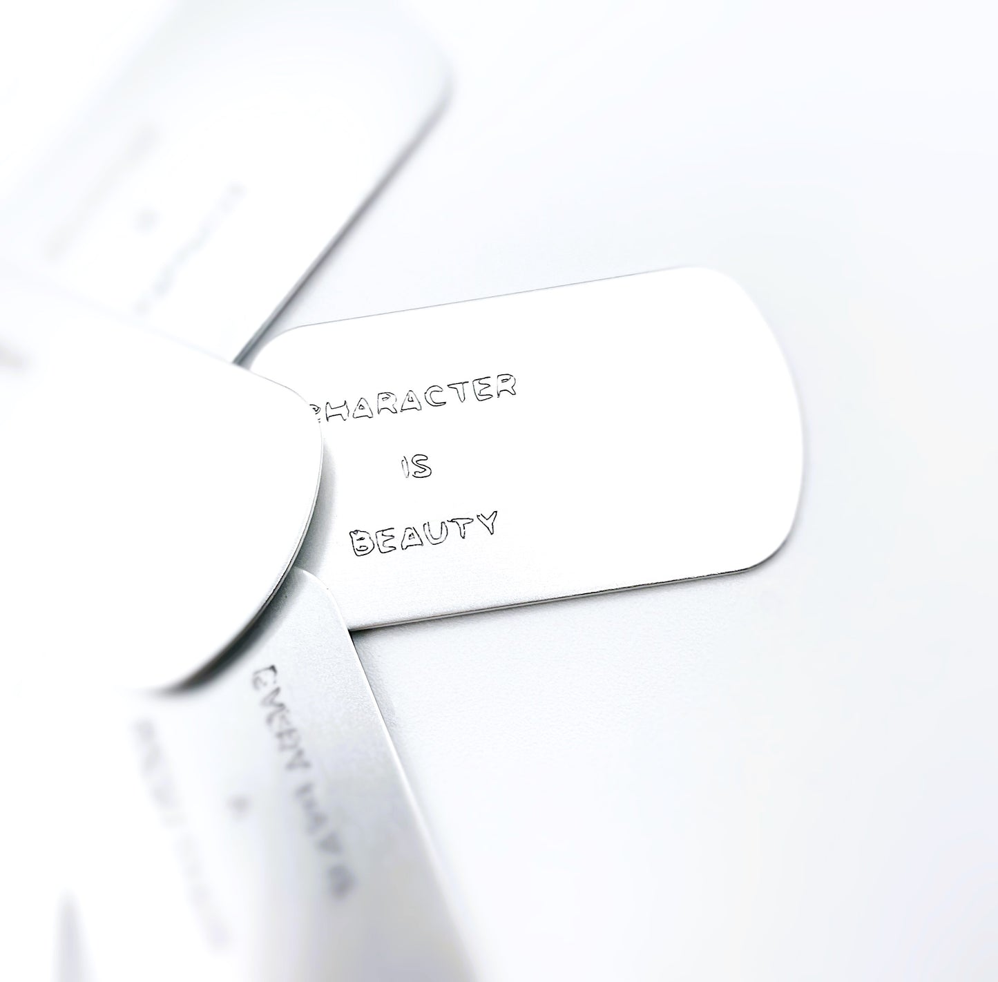 Dog Tag Necklace - Silver
