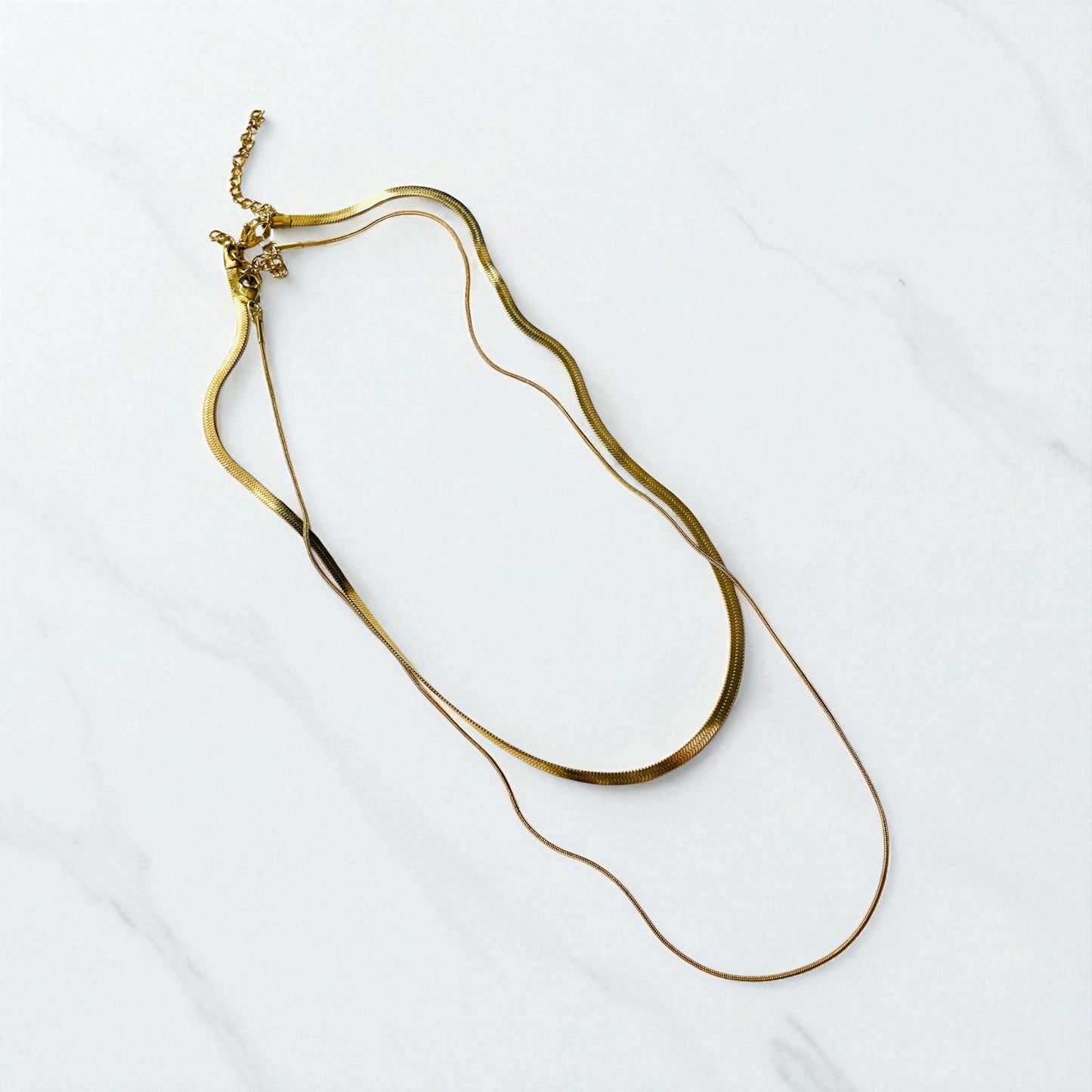 Drift Necklace Set - Gold