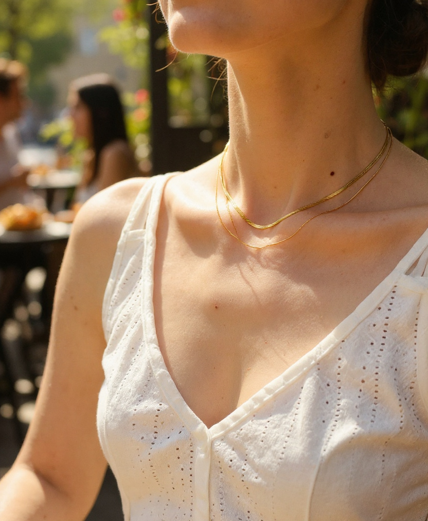 Drift Necklace Set - Gold