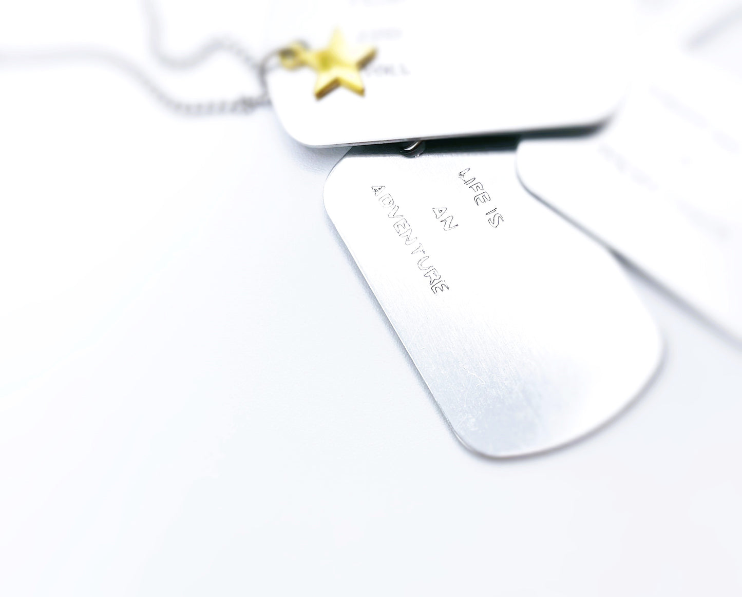 Dog Tag Necklace - Silver