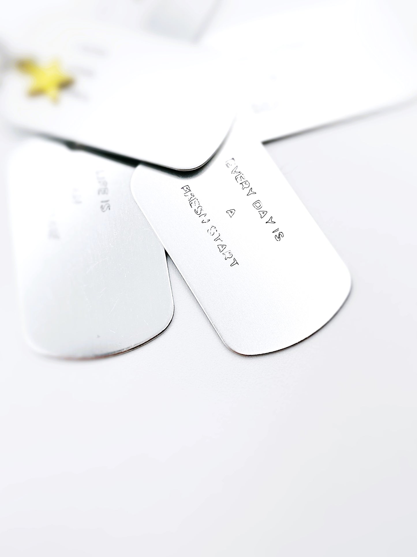 Dog Tag Necklace - Silver