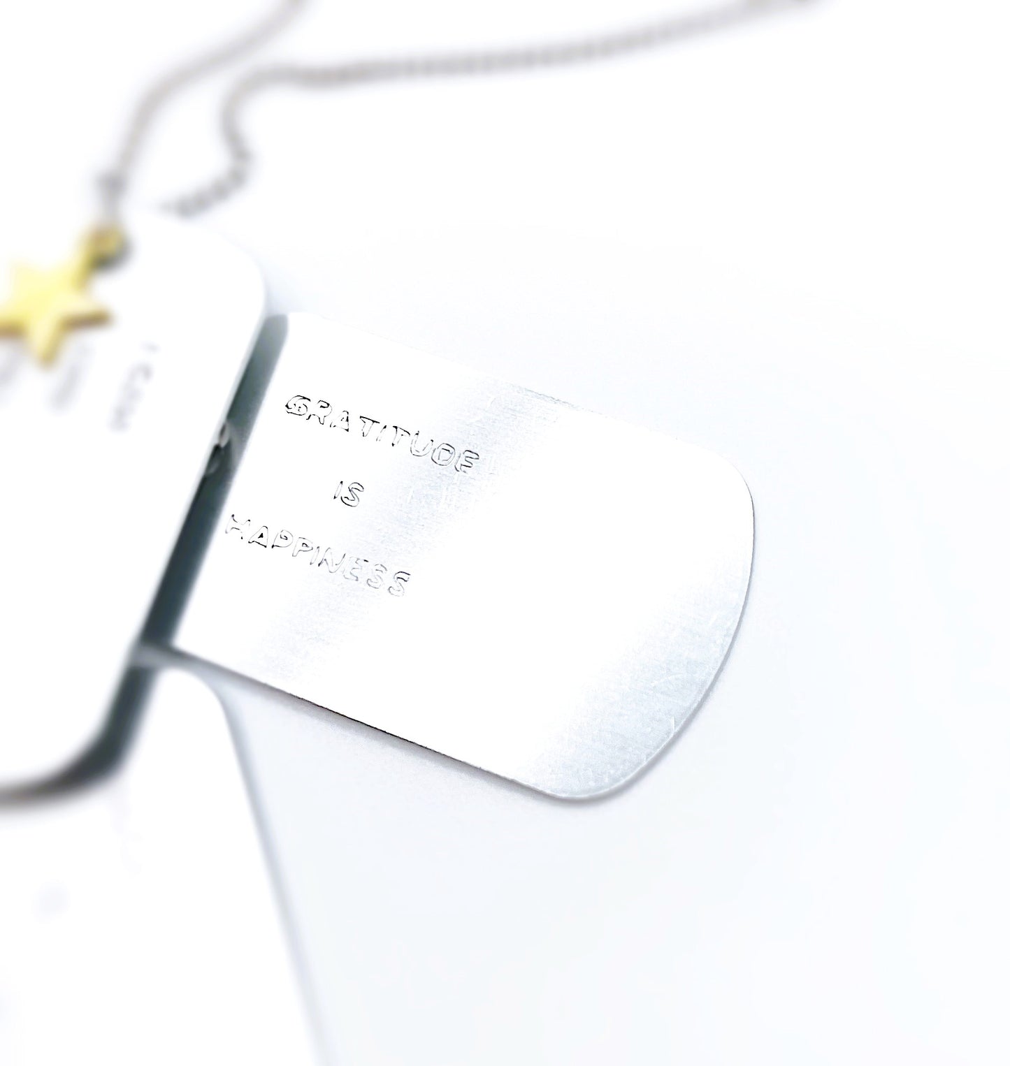 Dog Tag Necklace - Silver