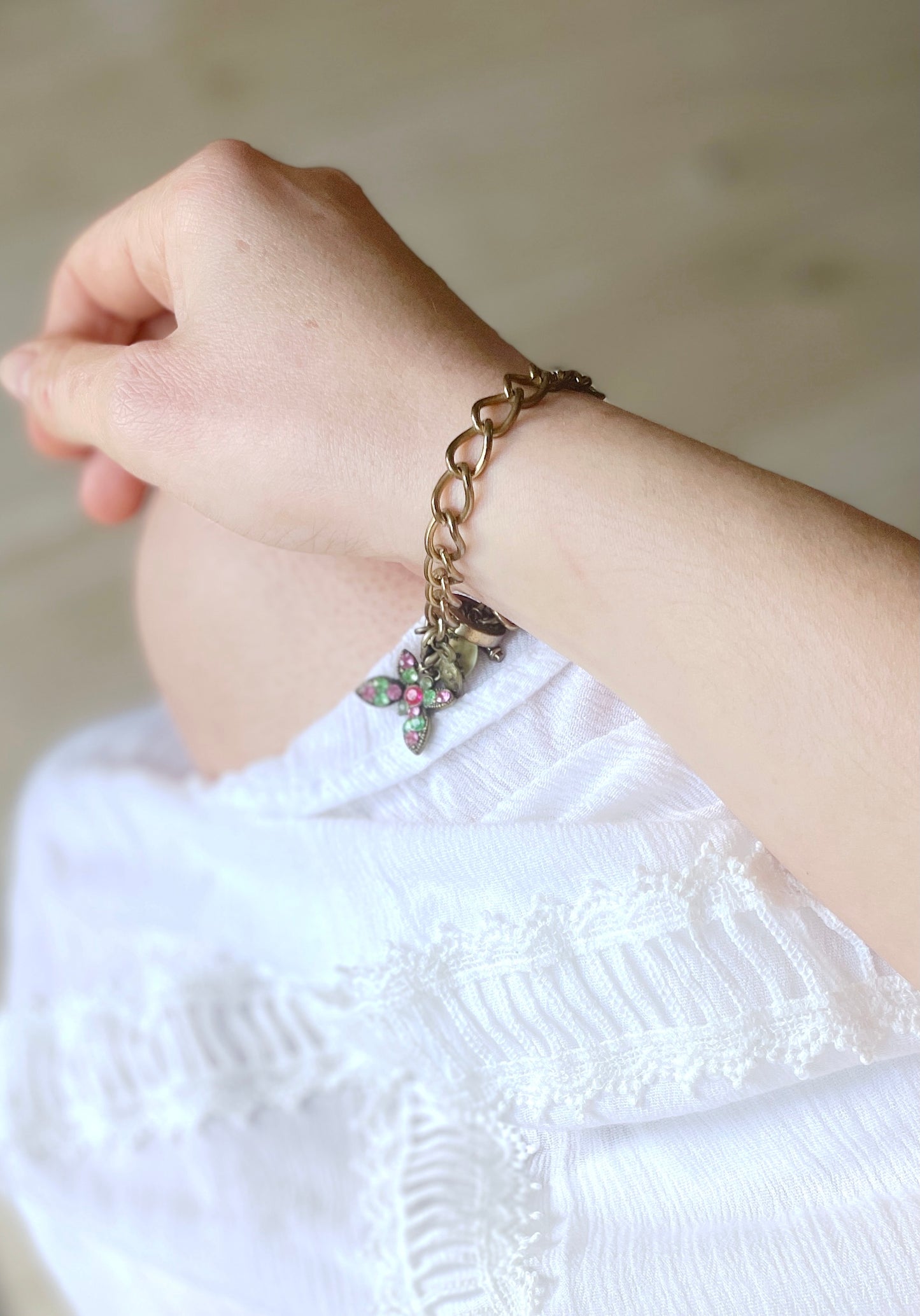 'Free' Bracelet - Antique Bronze