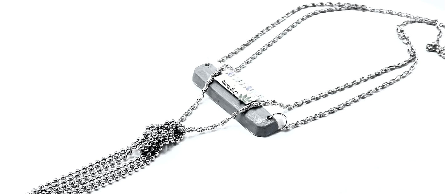 'Inspired' Necklace | Silver