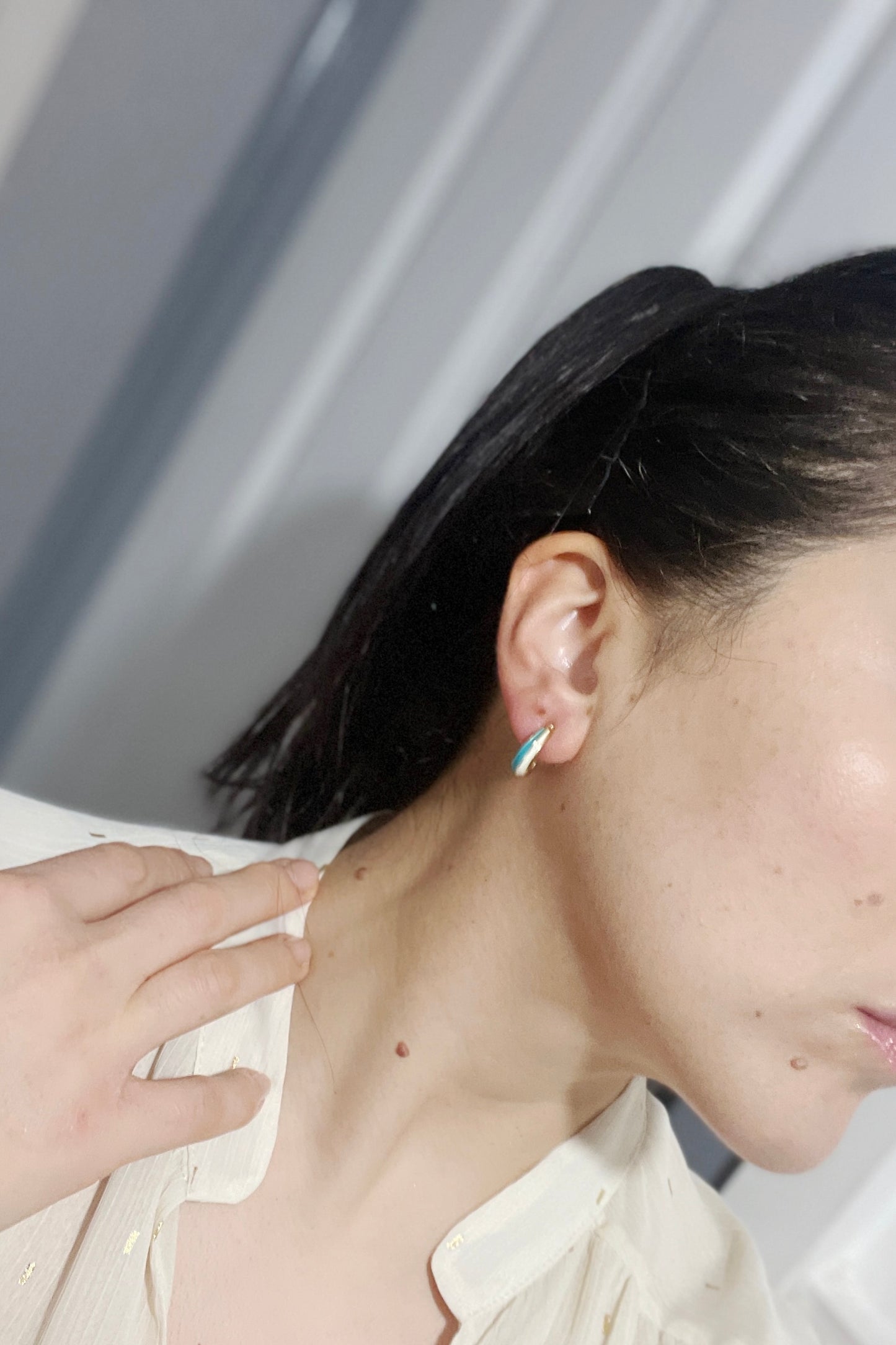'True Colours' Mismatched Earrings- Gold