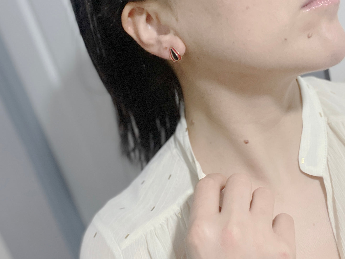 'True Colours' Mismatched Earrings- Gold