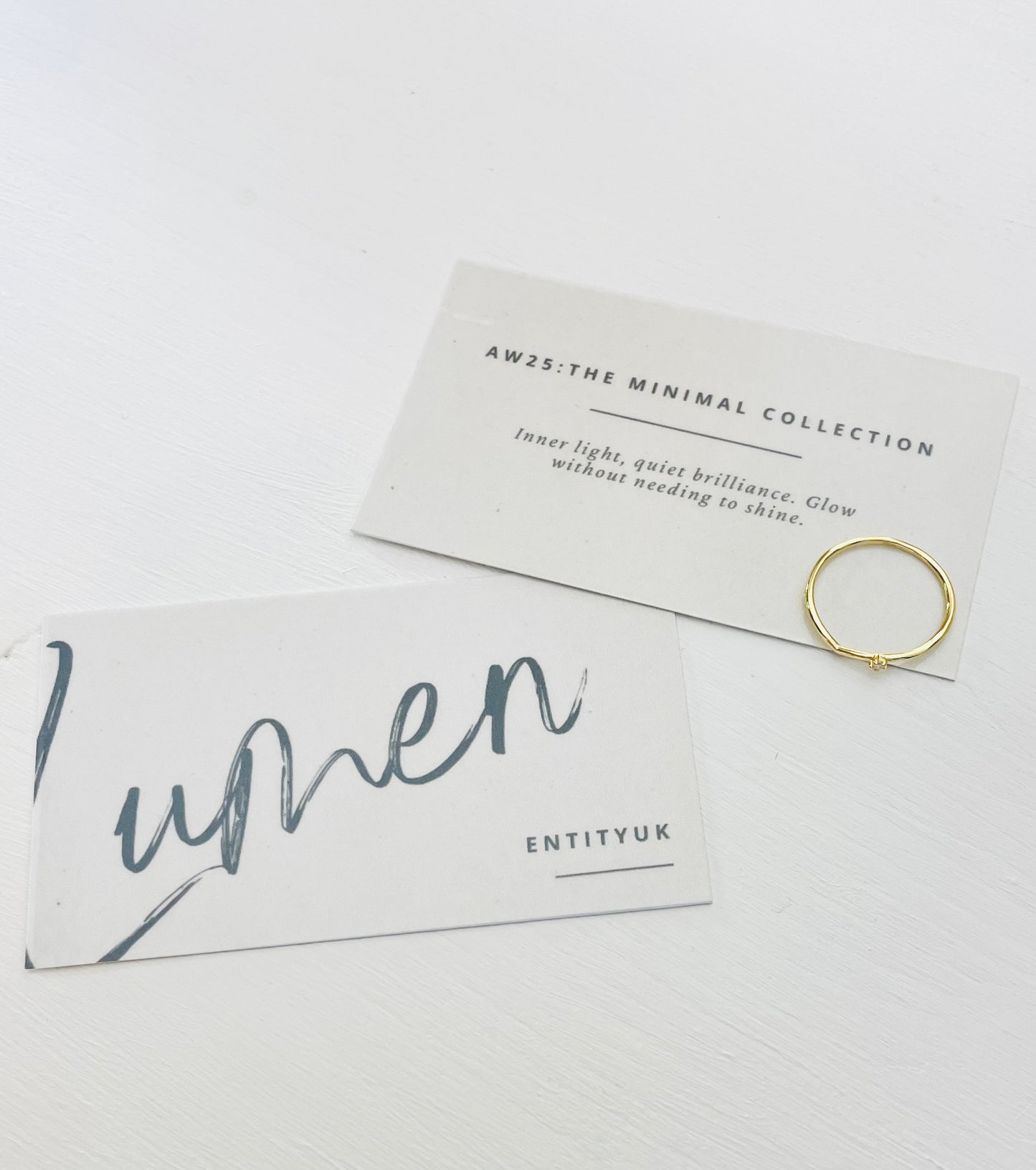 Lumen V Ring - Gold