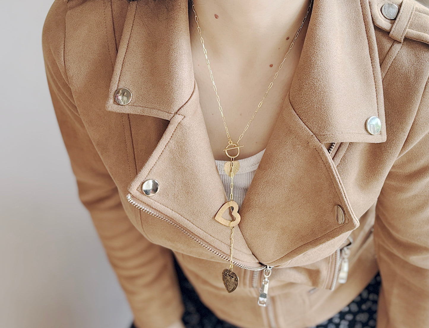 'Love Equals Life' Necklace - Gold