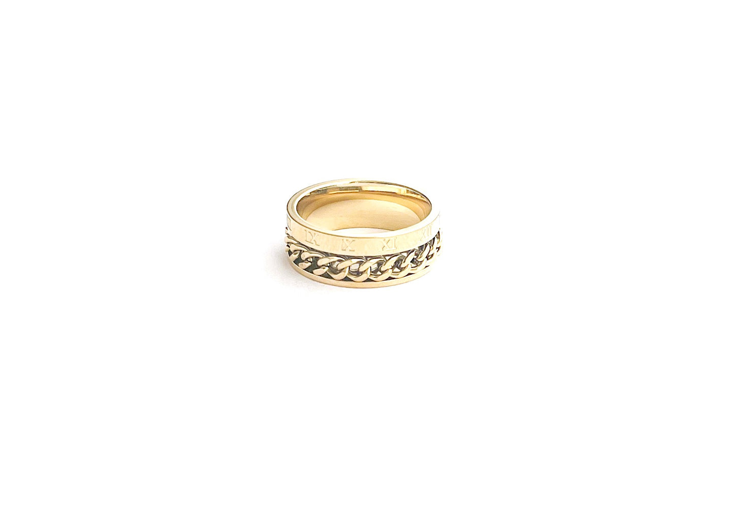 Fidget Ring + Keyring Set - Gold/Silver/Black