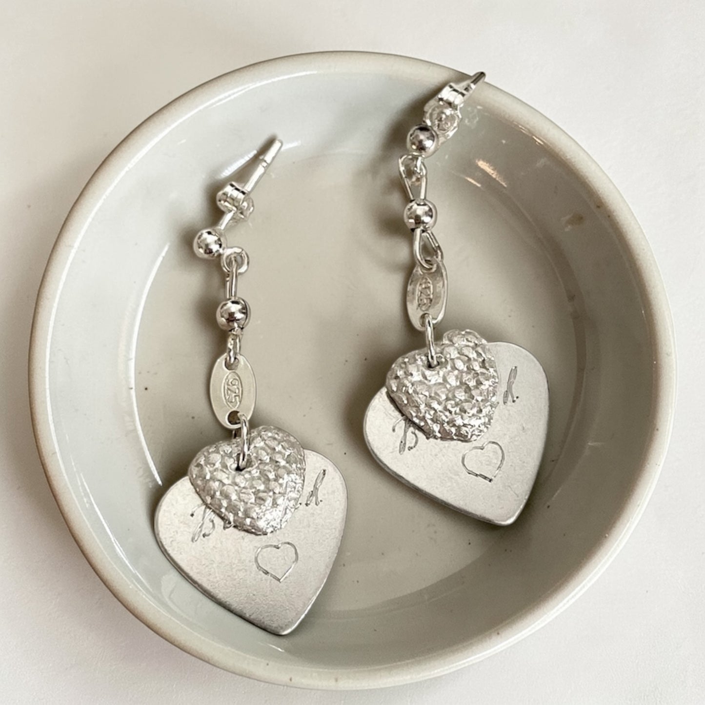 'Beloved' Earrings - Sterling Silver