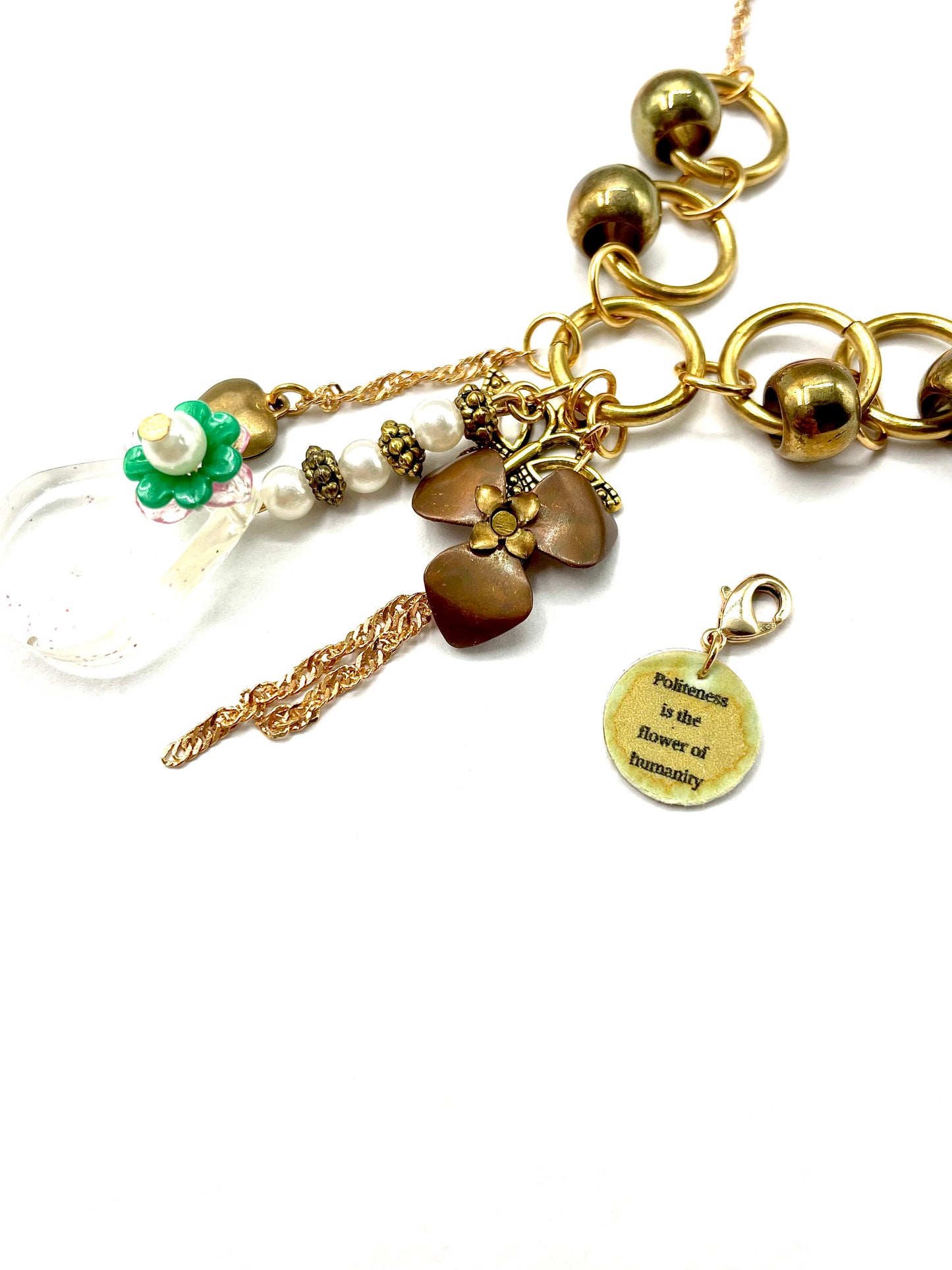 'Politeness' Necklace - Gold