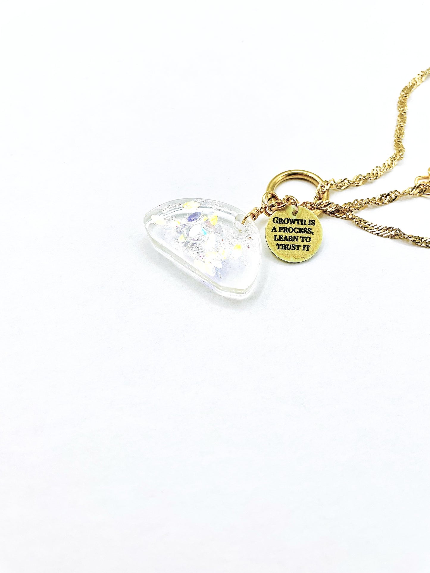 'Process' Necklace - Gold
