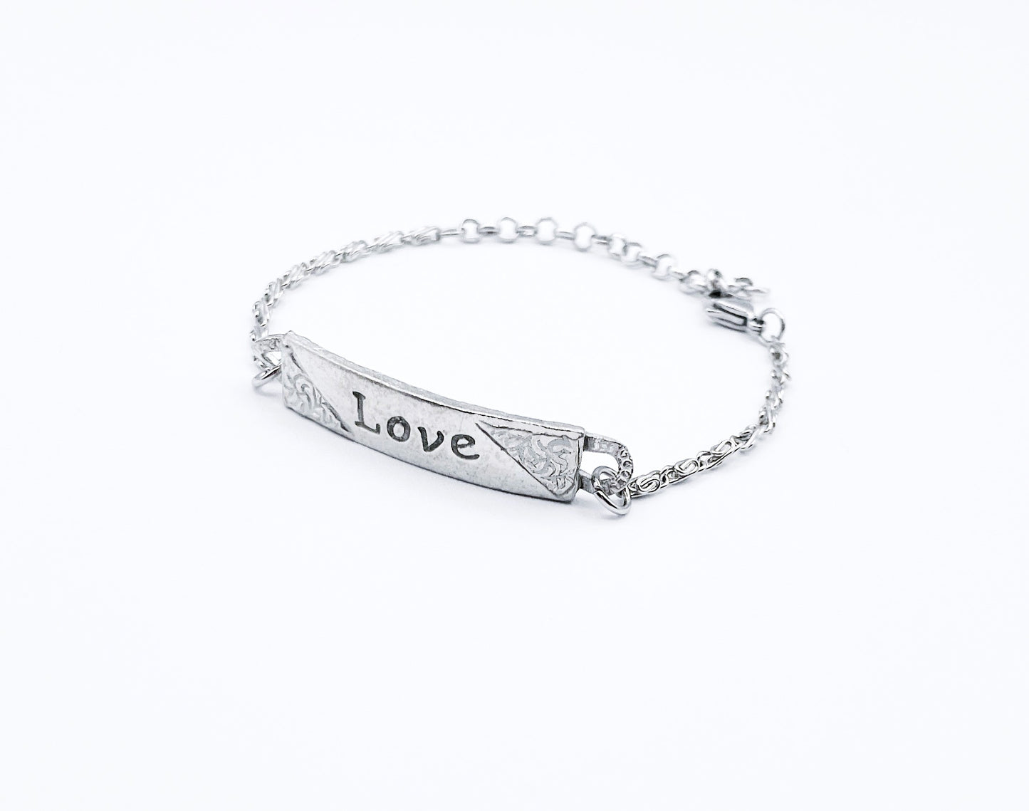 'Love' Bracelet - Silver