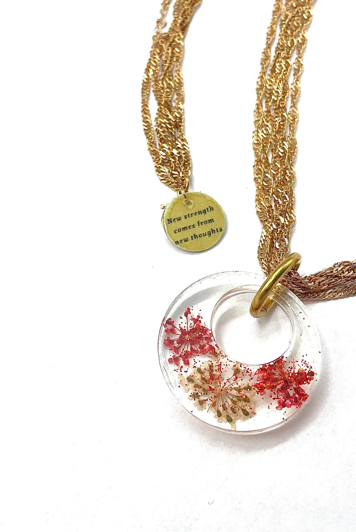 'Strength' Layered Necklace - Gold