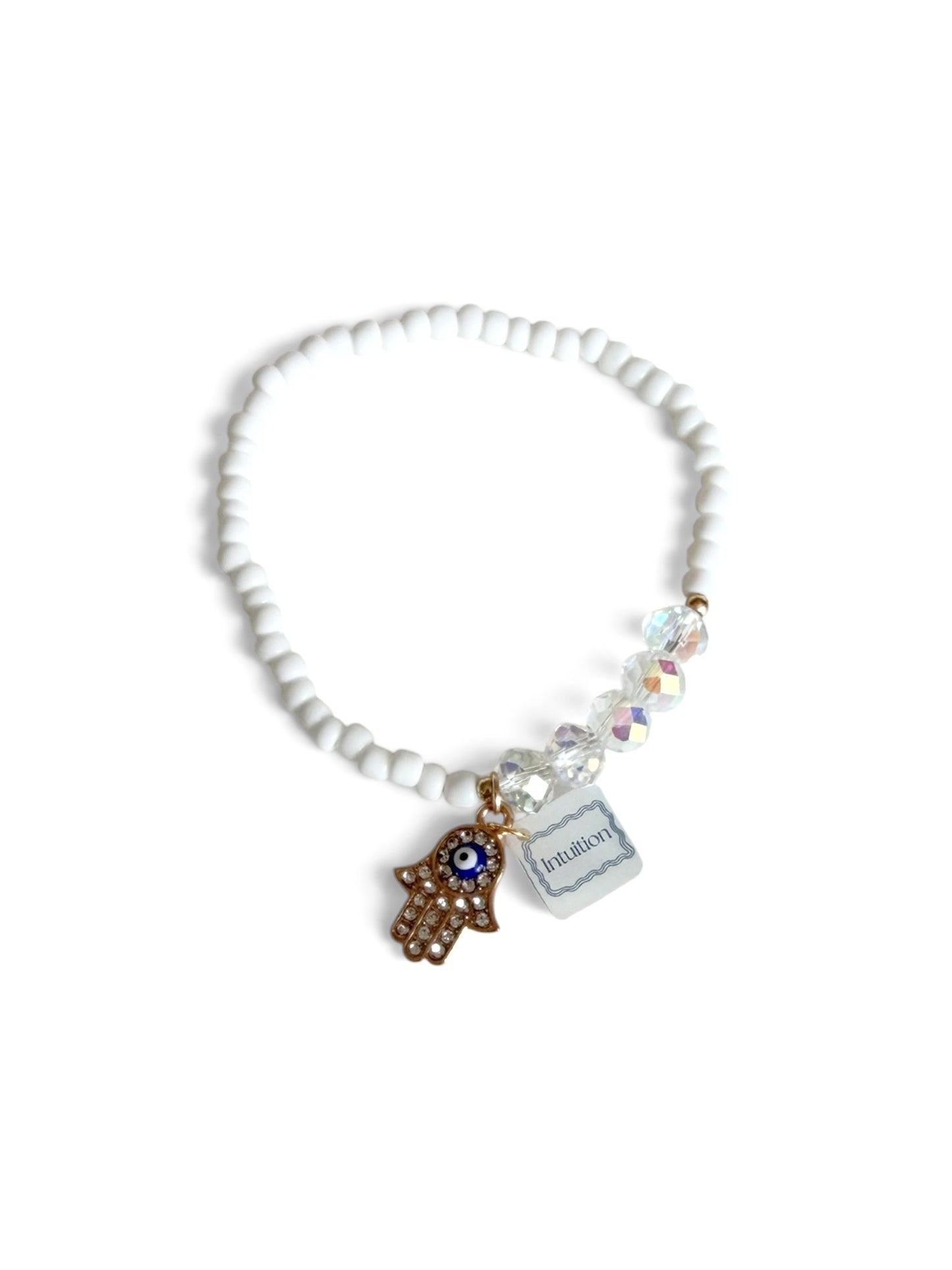The Mystic Bracelet | Gold & White