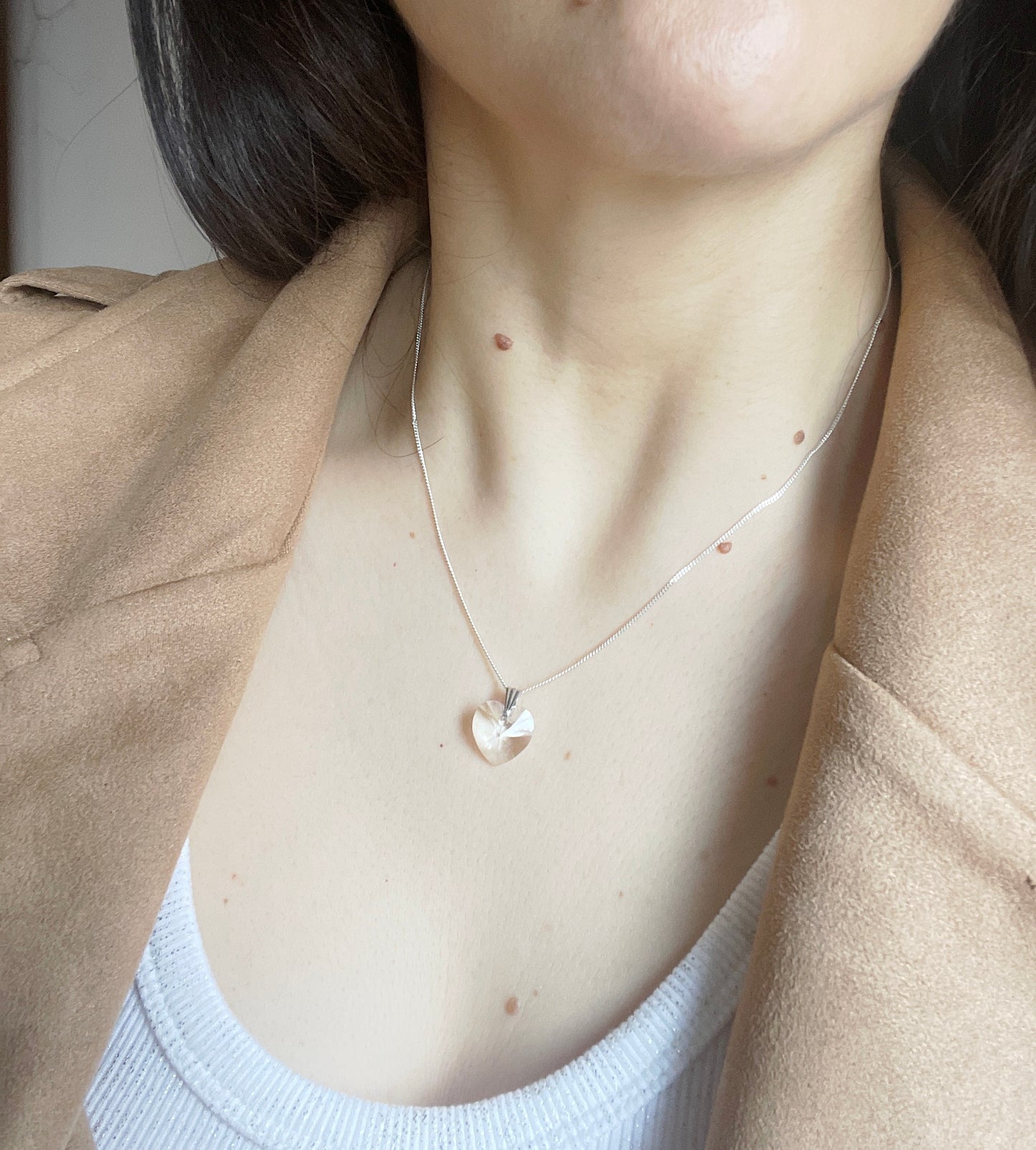 'Worthy' Swarovski® Crystal Necklace - Silver