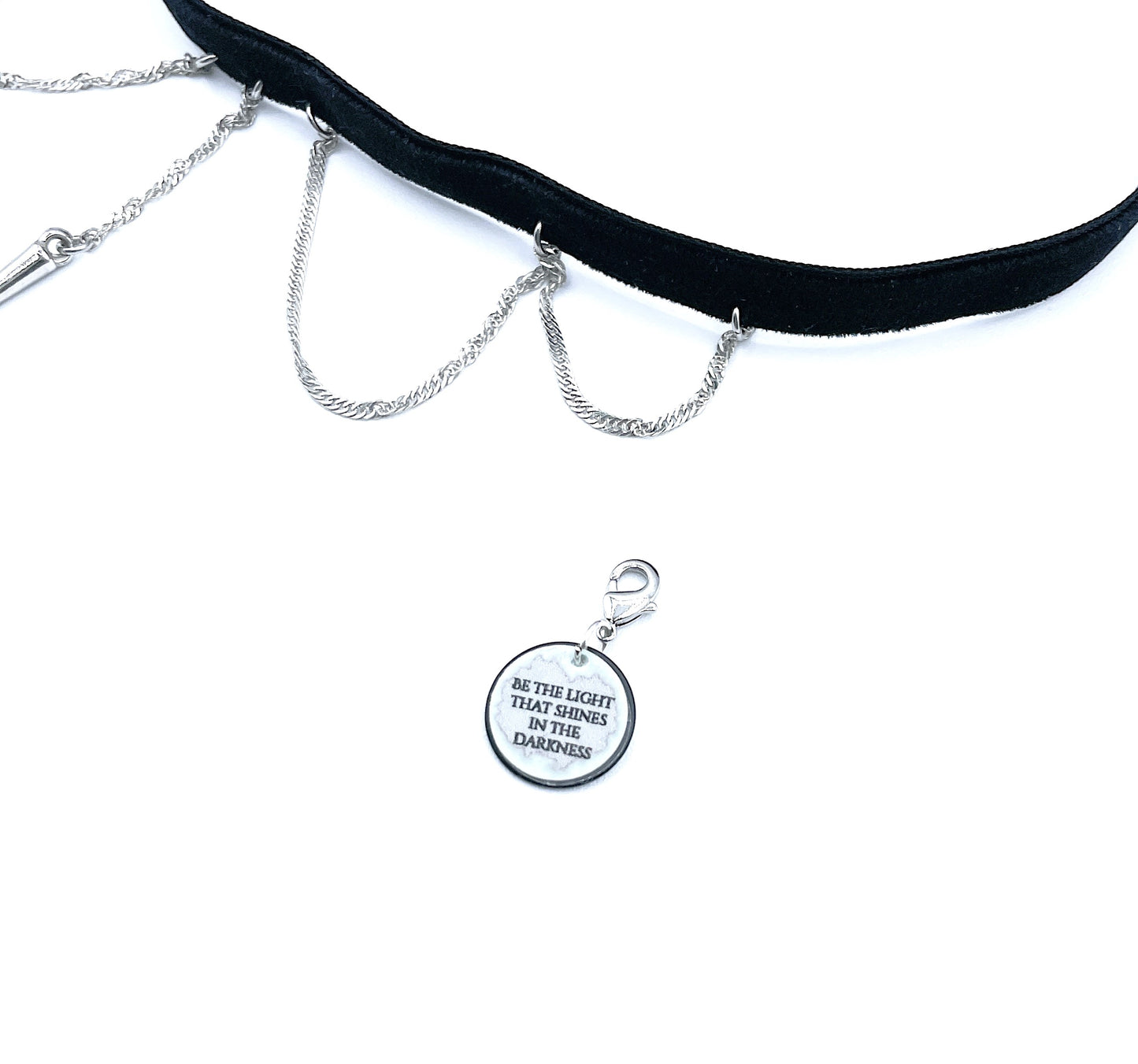 'Darkness' Choker - Silver