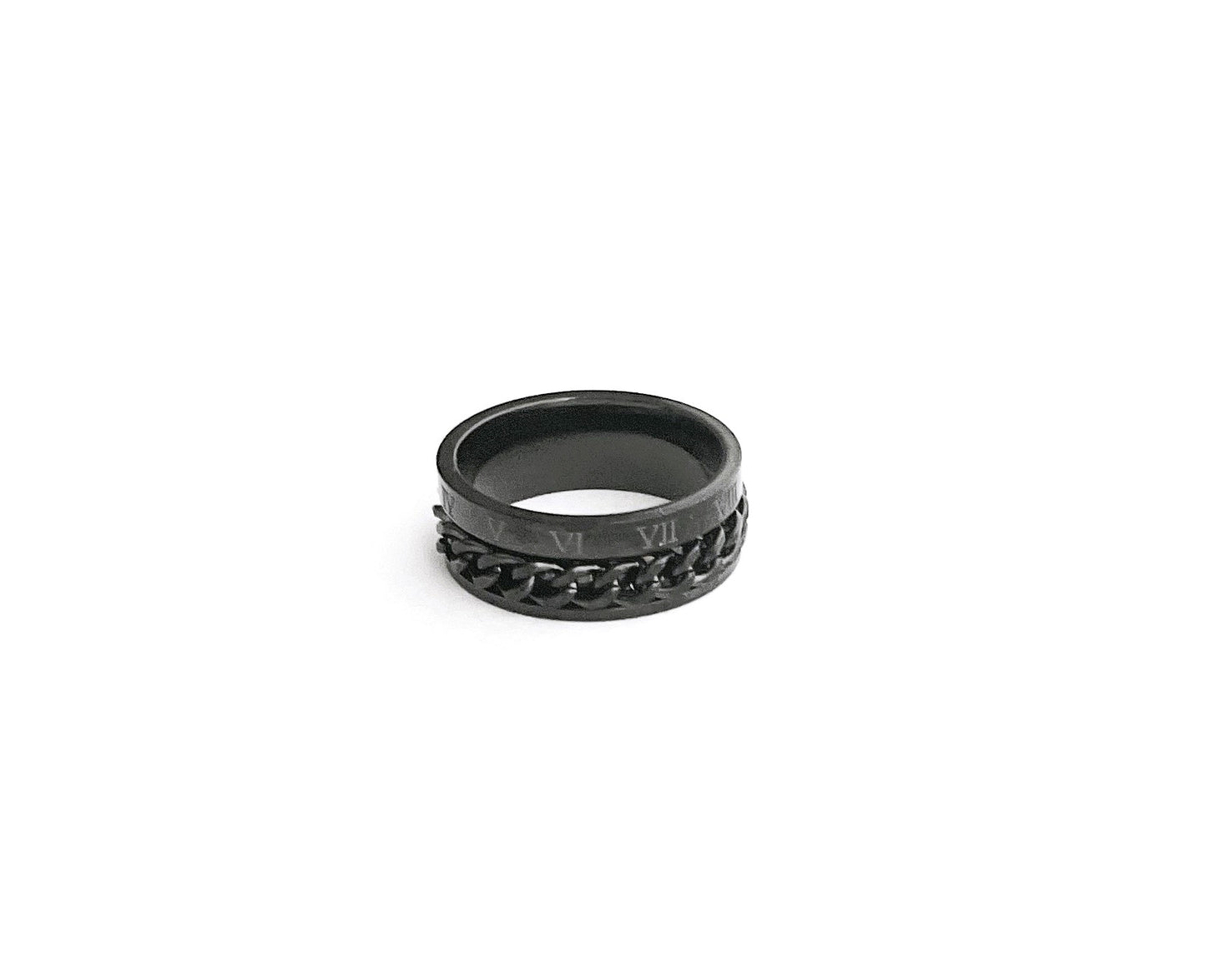 Fidget Ring + Keyring Set - Gold/Silver/Black