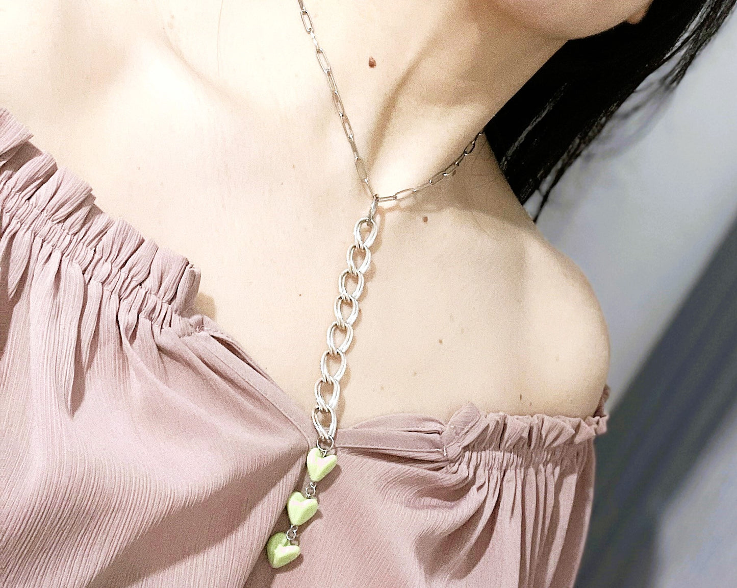 'Love Is...Our Story' Necklace - Silver