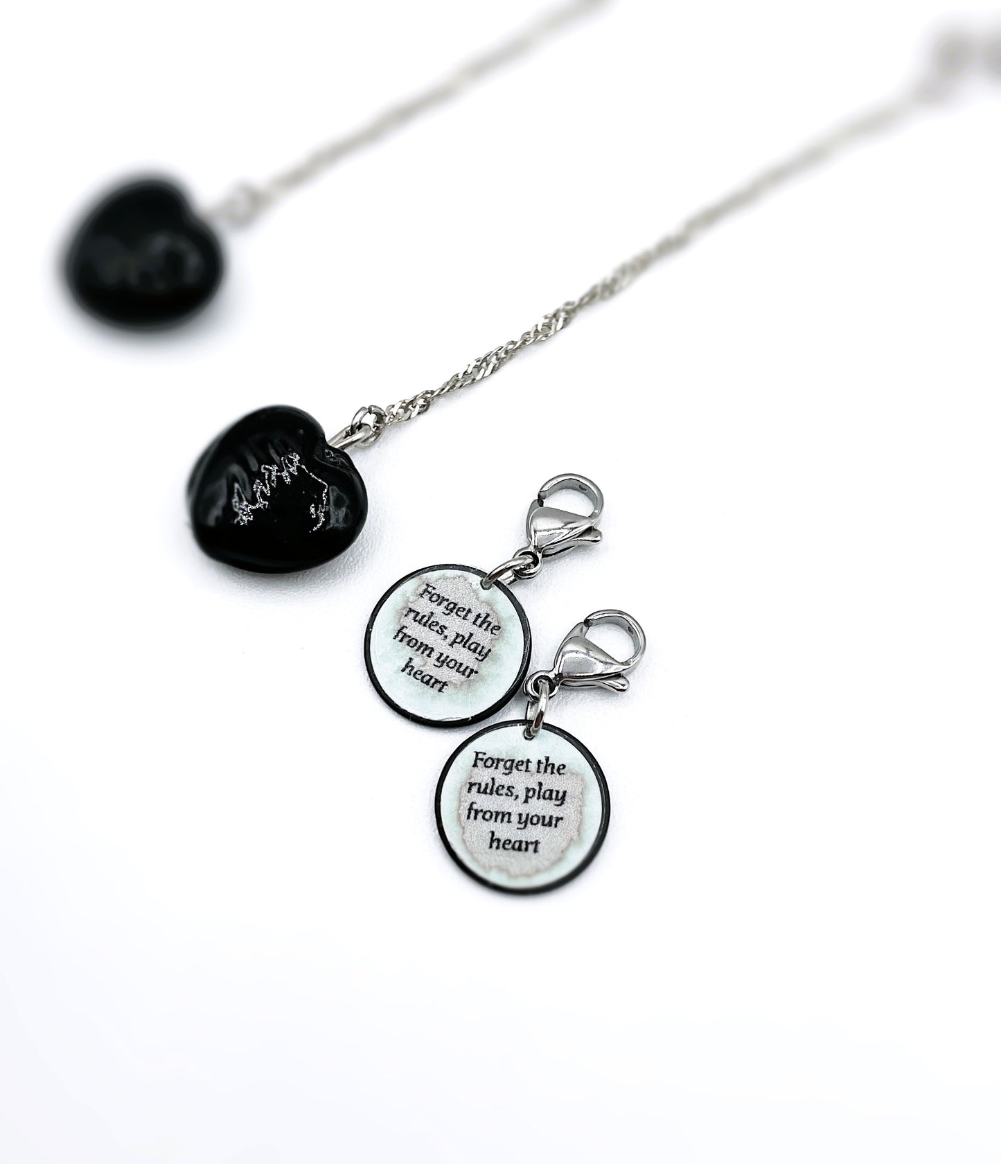 'Play' Earrings - Silver
