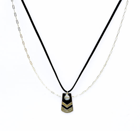 'Remember' Layered Necklace-Gold