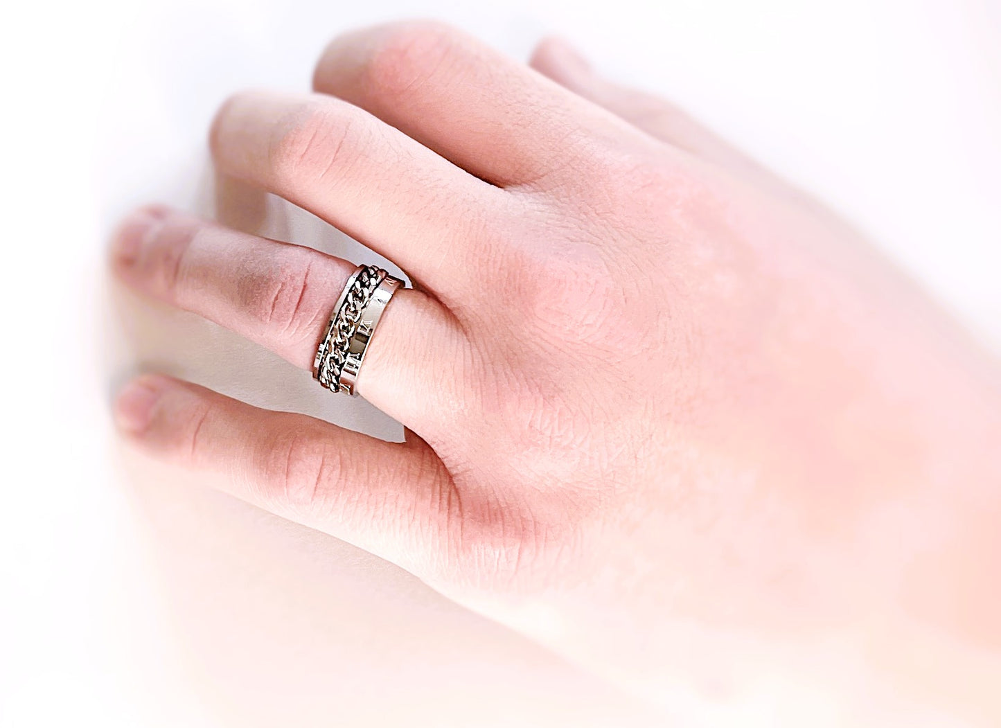 Fidget Ring + Keyring Set - Gold/Silver/Black