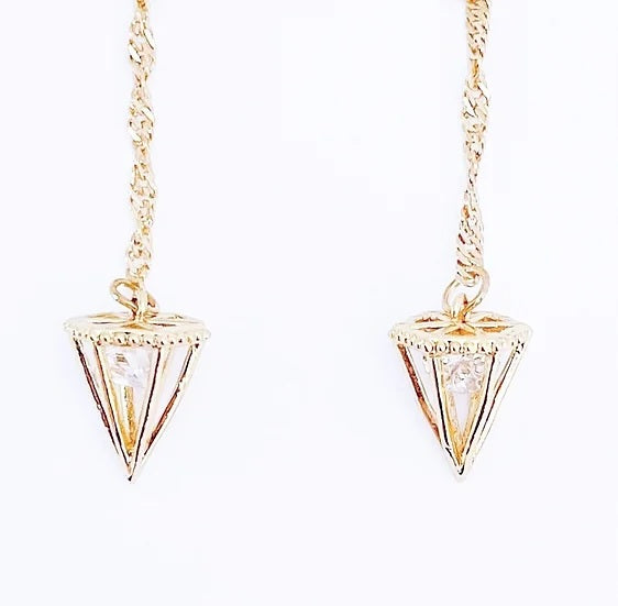 'Sense Of Wonder' Earrings-Gold