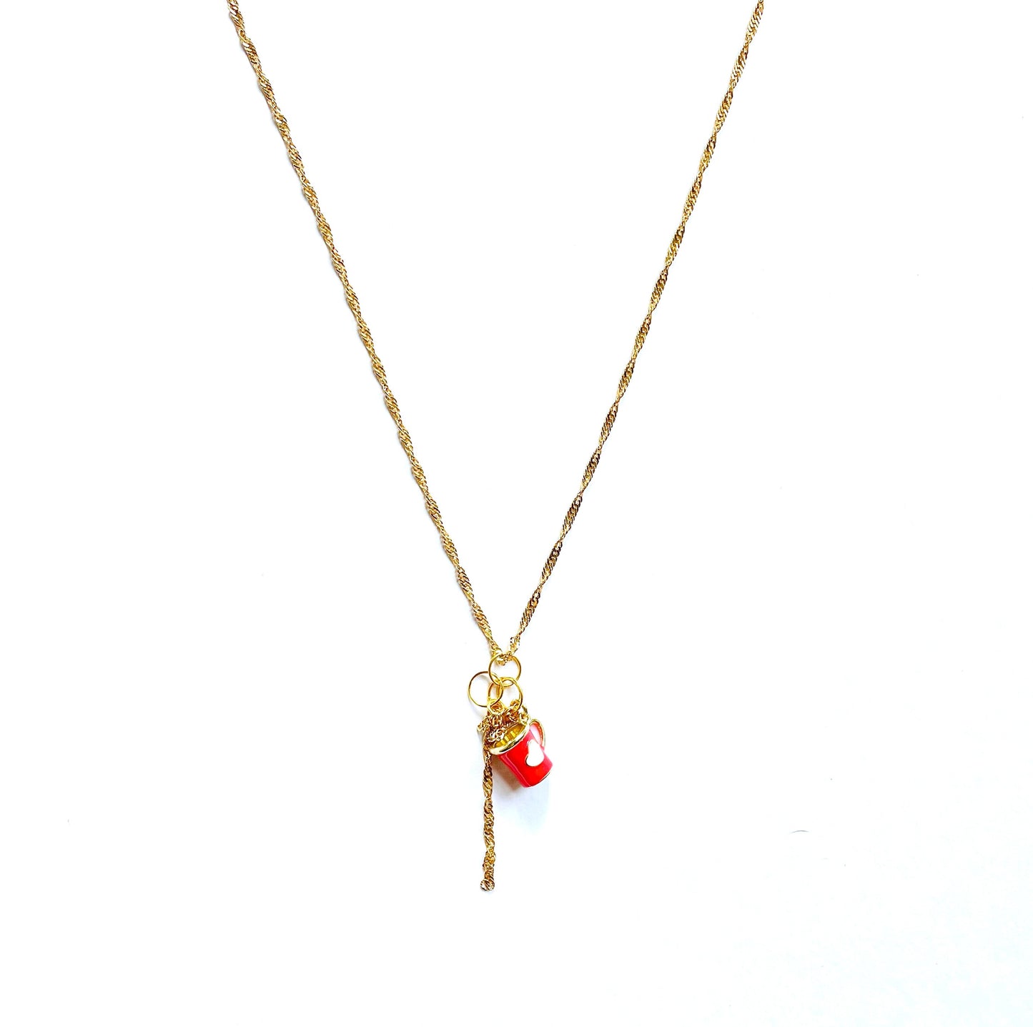 'Eight Maids A-Milking' Necklace - Gold