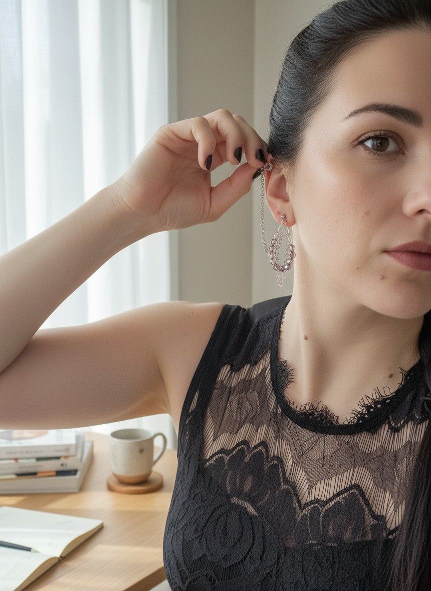 Abnormal Ear Cuff & Earring | Silver
