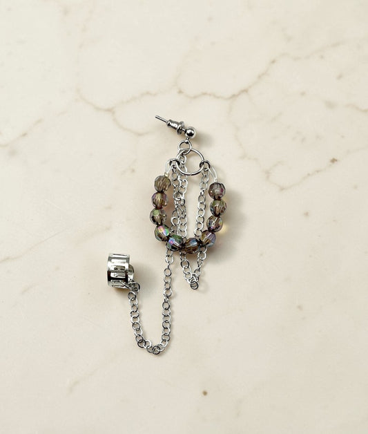 Abnormal Ear Cuff & Earring | Silver