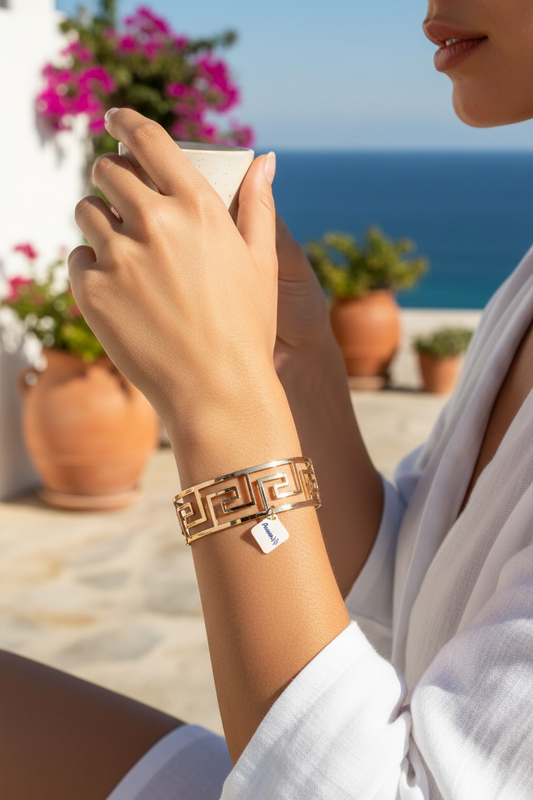 The Sovereign Cuff Bangle | Gold