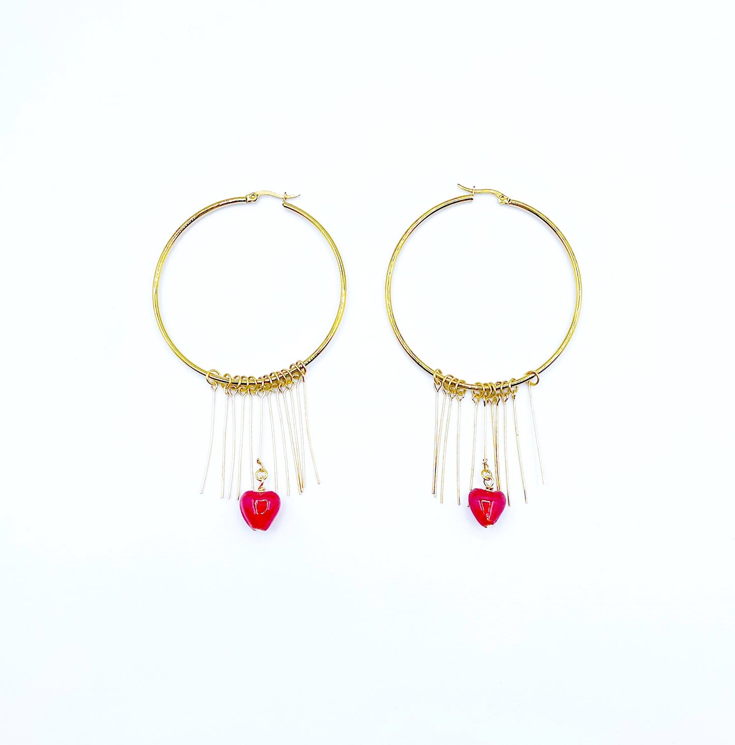 'Love Is...Wanting You' Earrings - Gold