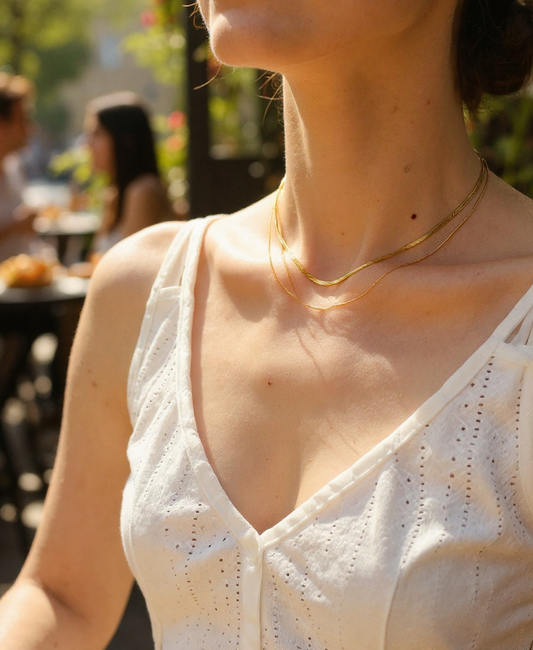 Drift Necklace Set - Gold