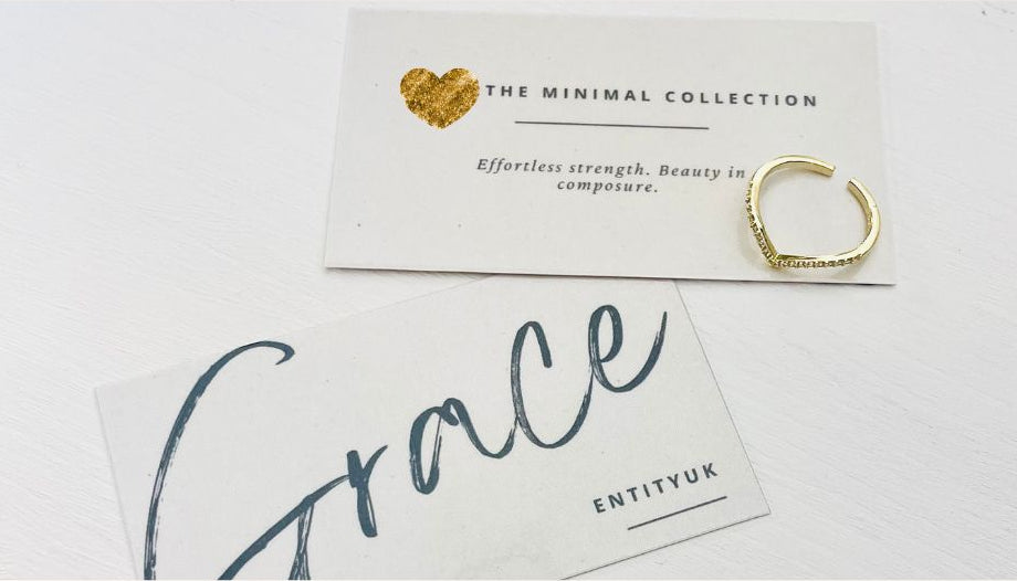 Grace V Ring - Gold