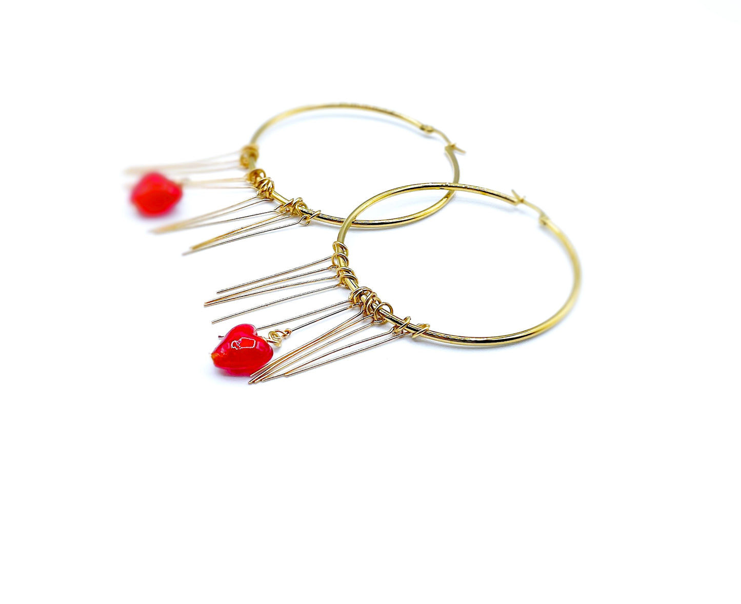 'Love Is...Wanting You' Earrings - Gold