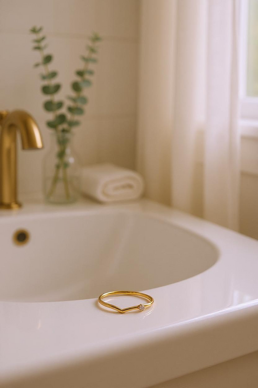 Lumen V Ring - Gold