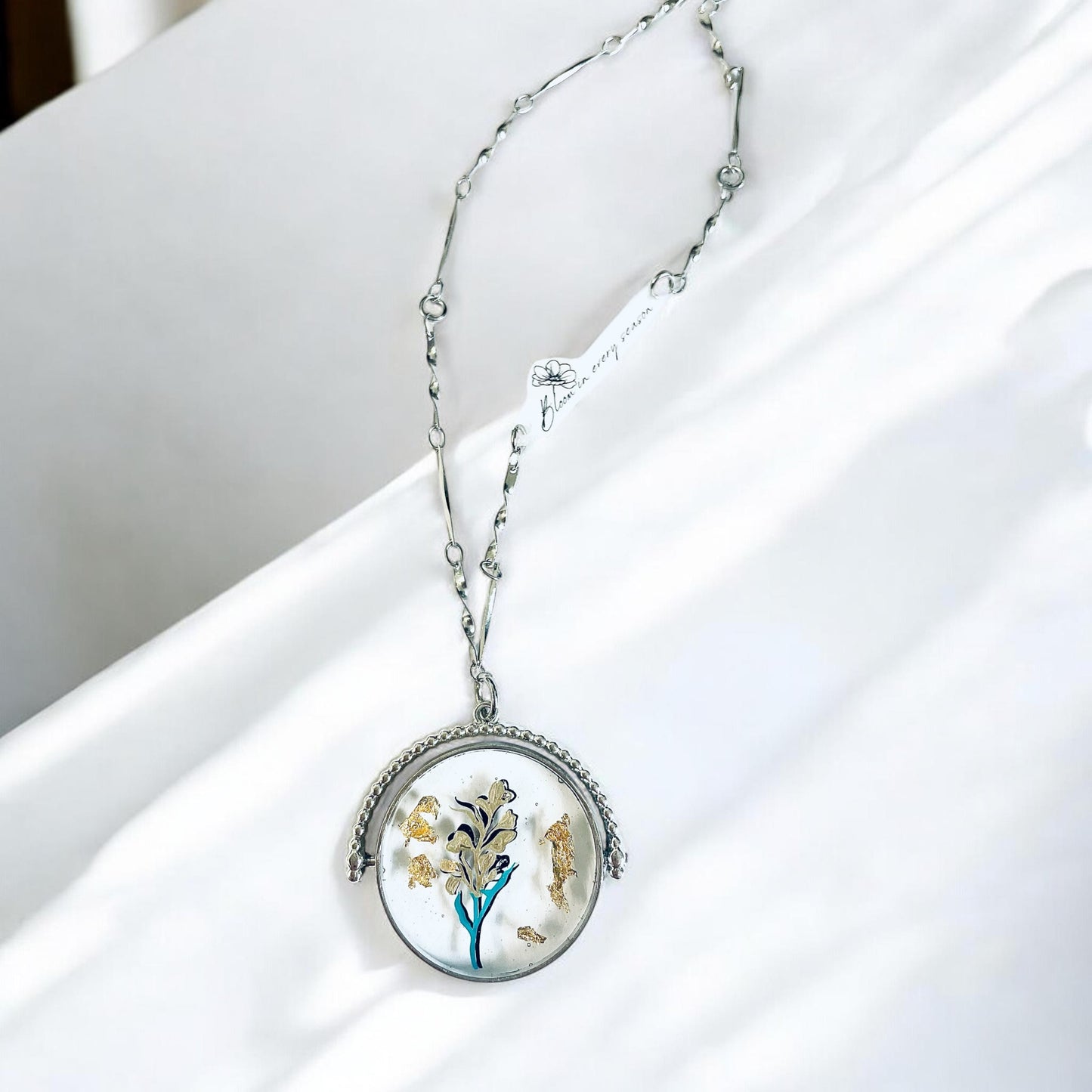 In Bloom Birth Flower Necklace | Silver