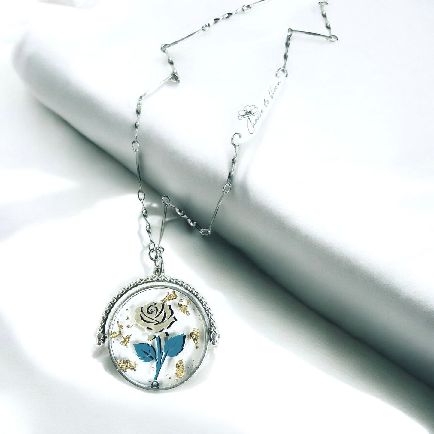 In Bloom Birth Flower Necklace | Silver
