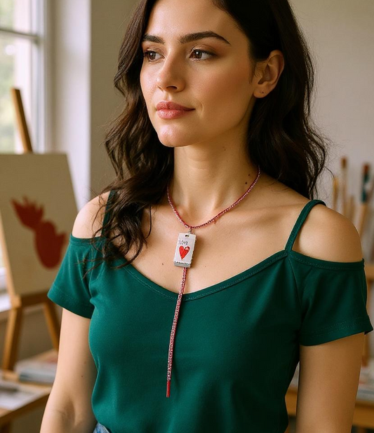 'Love' Necklace | Multicoloured
