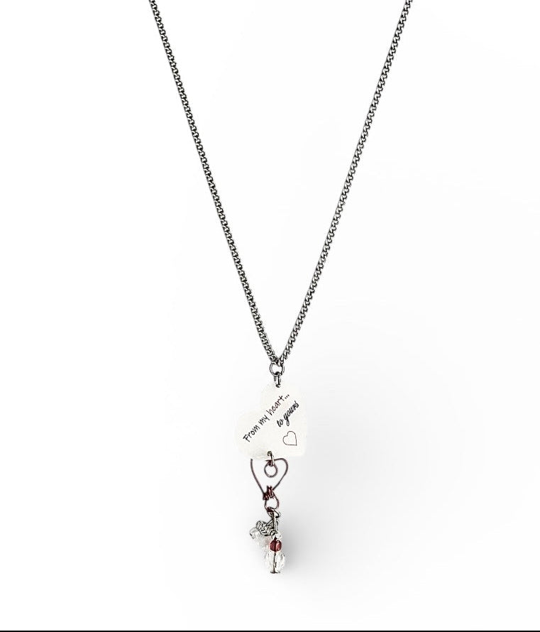 Heartspoken Necklace | Silver