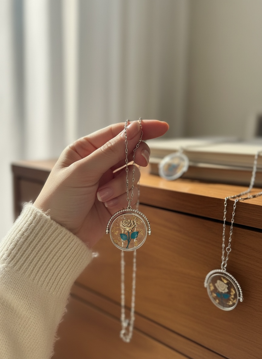 In Bloom Birth Flower Necklace | Silver