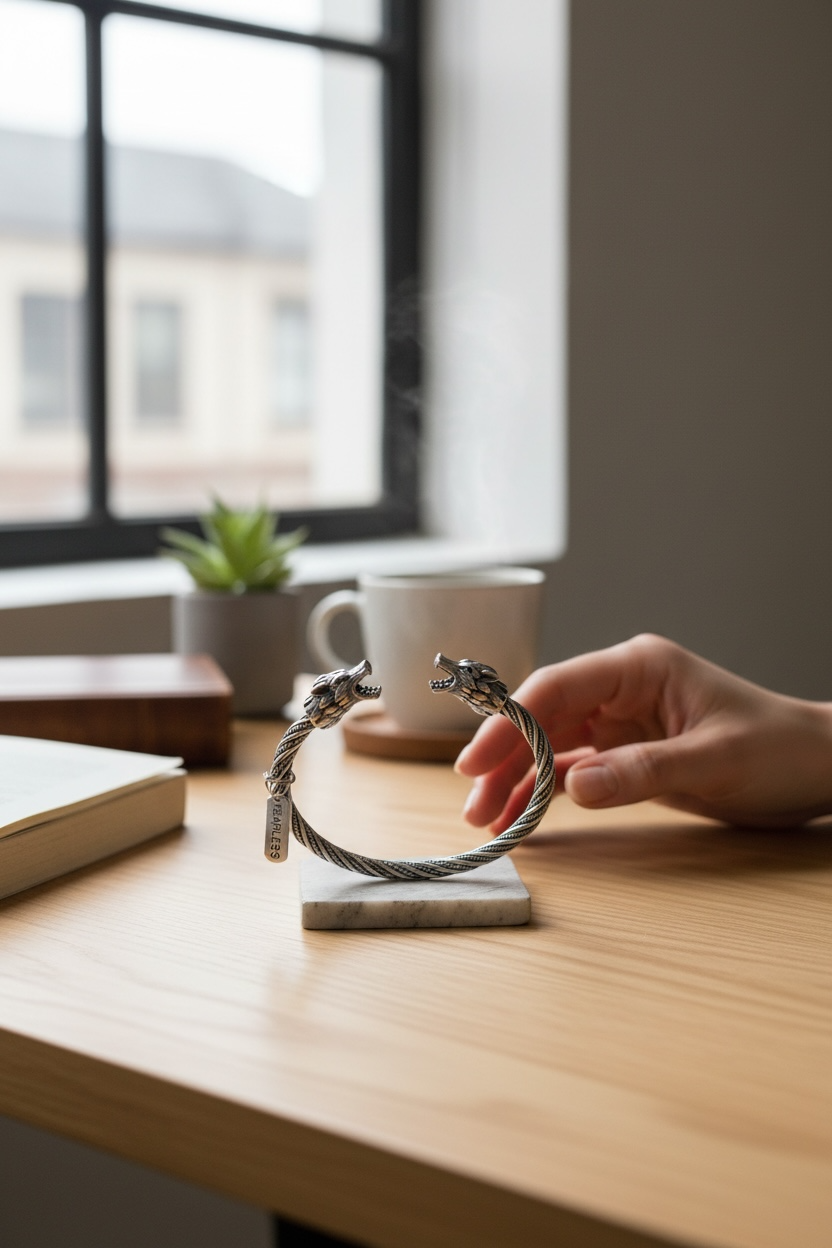 Fearless Bangle | Silver