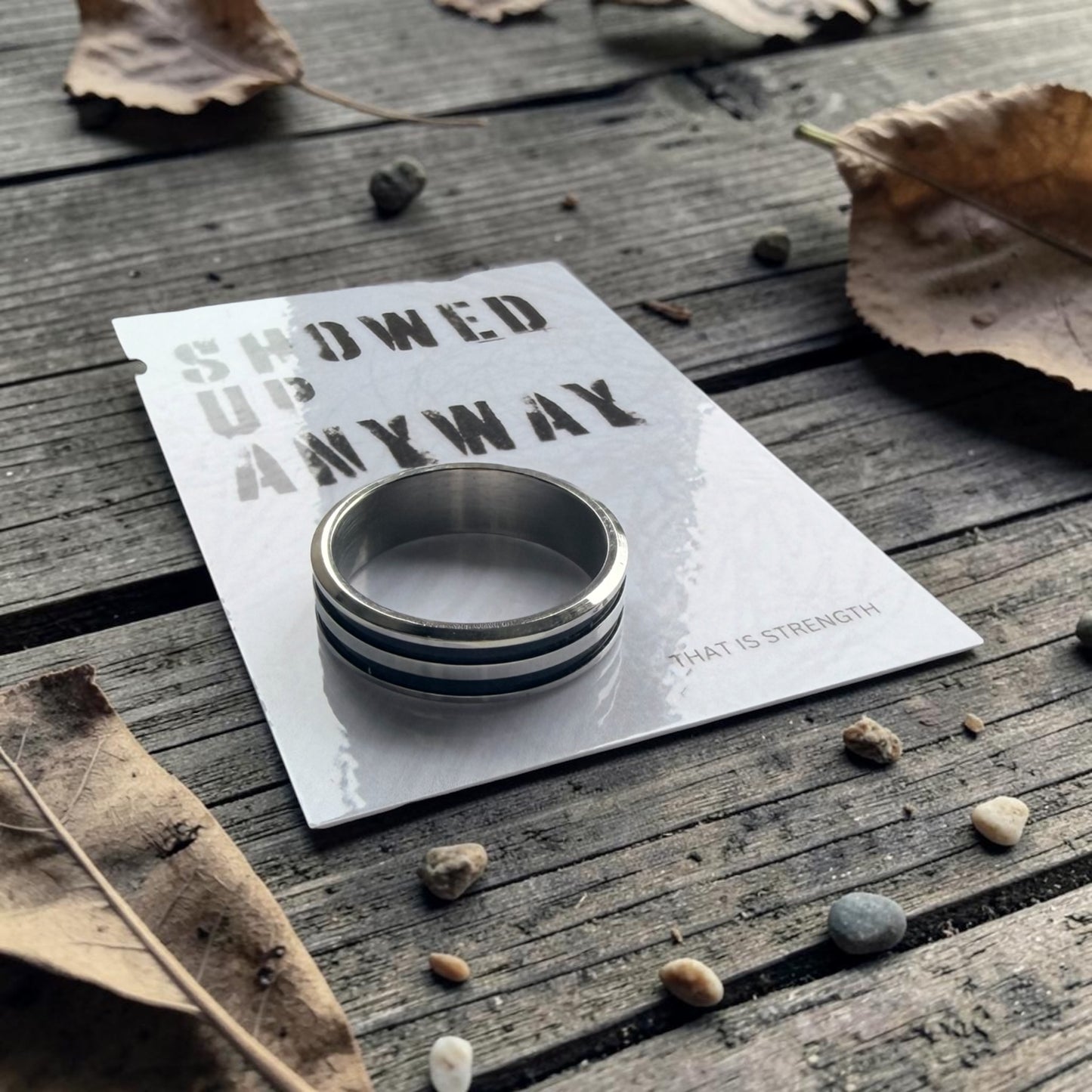 Showed Up Ring | Silver