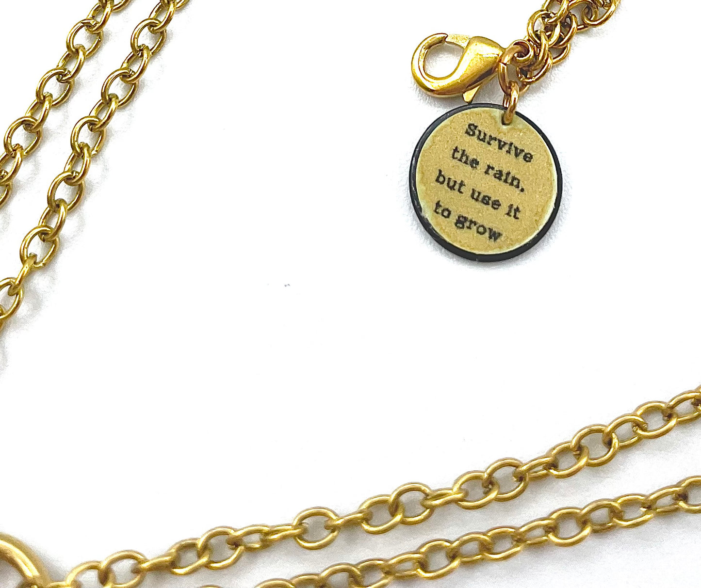 'Survive' Necklace - Gold