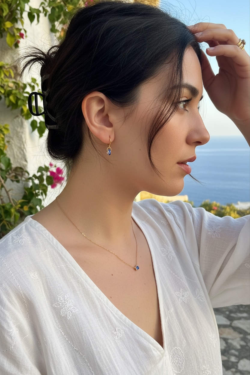 The Aegean Earrings Set | Gold