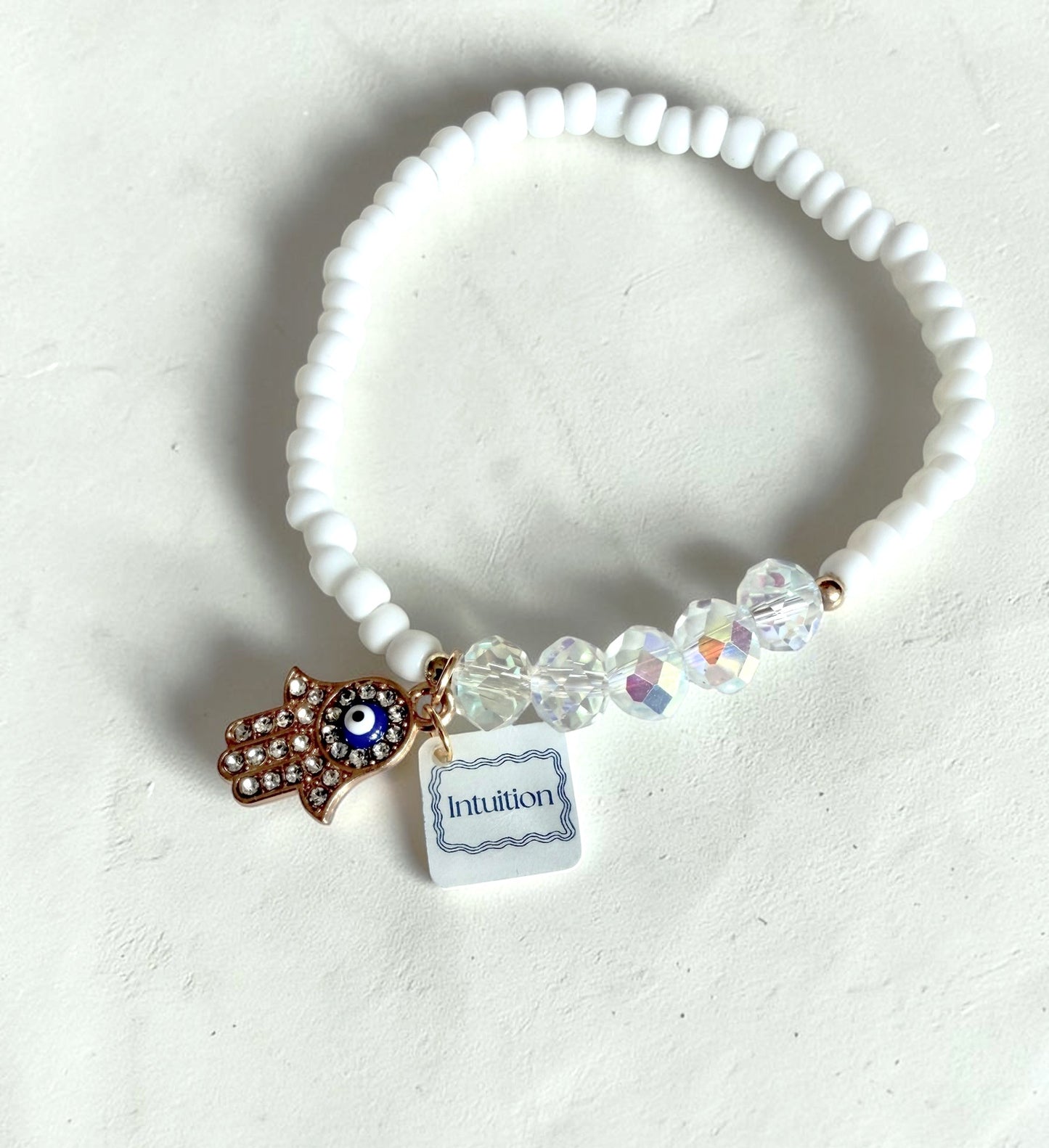 The Mystic Bracelet | Gold & White