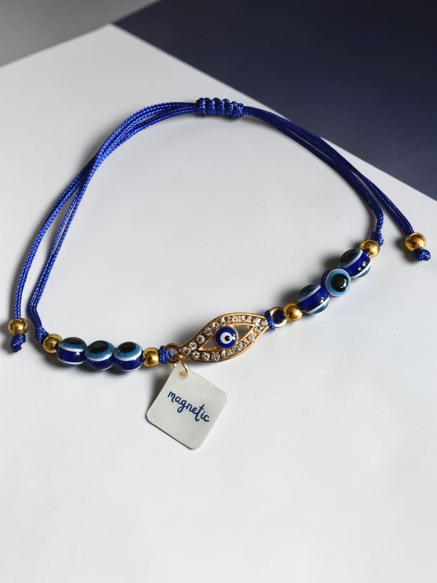 The Siren Anklet | Blue & Gold