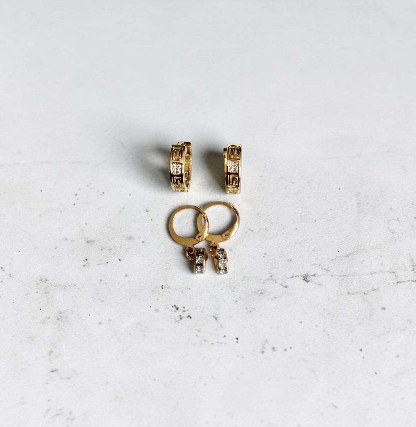 The Riviera Earring Set | Gold