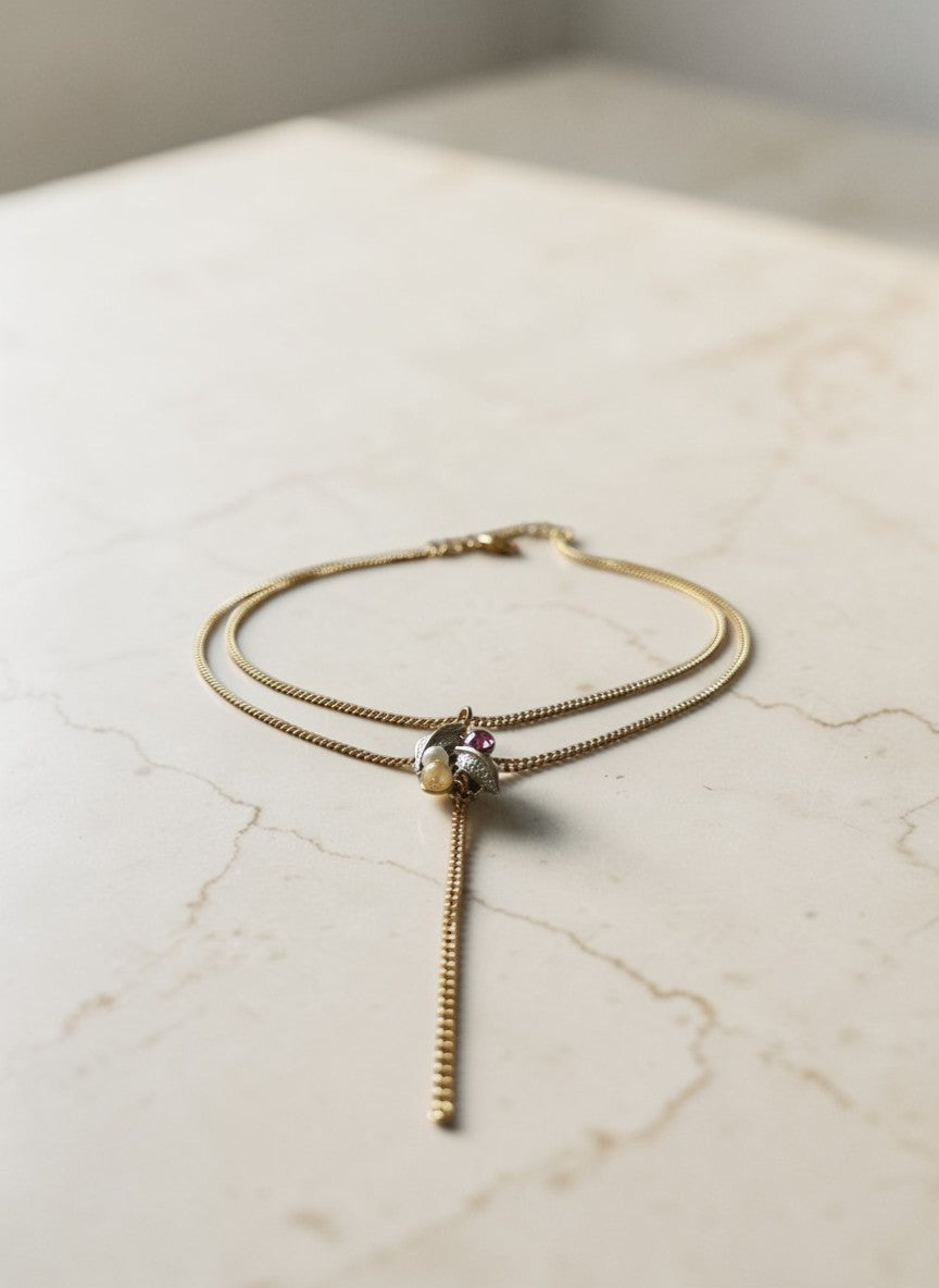 'All Lit Up' Necklace - Gold